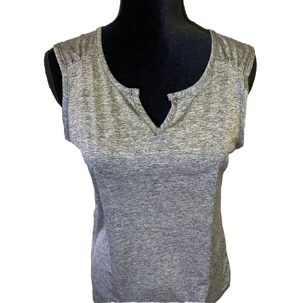 NWT Candid Soul NYL Sport Womens Athletic Top Size M/L Grey Sleeveless Workout